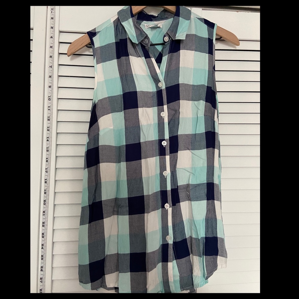Croft & Barrow Plaid Tank
